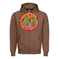 Chestnut puerto rico coasters Zipper Hoodie - AdoDesignShop