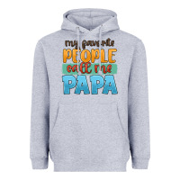 Heather Grey my favorite people call me papa Heavyweight Hoodie - JahusDesignShop