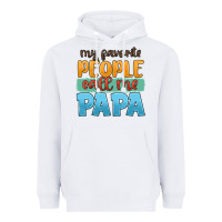 White my favorite people call me papa Heavyweight Hoodie - JahusDesignShop