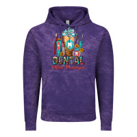 Cloud Purple dental office manager cold drink frappe Vintage Hoodie - FaDigitalArtStudio