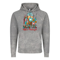 Cloud Rock dental office manager cold drink frappe Vintage Hoodie - FaDigitalArtStudio