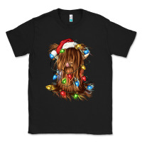Black christmas heifer cow gnome Classic Tee - CowGirlArtShop