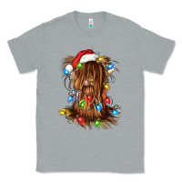 Heather Grey christmas heifer cow gnome Classic Tee - CowGirlArtShop