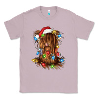 Lilac christmas heifer cow gnome Classic Tee - CowGirlArtShop