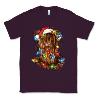 Plum christmas heifer cow gnome Classic Tee - CowGirlArtShop