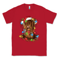 Red christmas heifer cow gnome Classic Tee - CowGirlArtShop