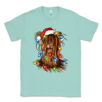 Seafoam christmas heifer cow gnome Classic Tee - CowGirlArtShop