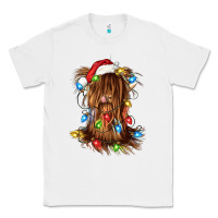 White christmas heifer cow gnome Classic Tee - CowGirlArtShop