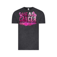 Vintage Black Heal Cancer for nothing is impossible Vintage Tee - FaDigitalArtStudio