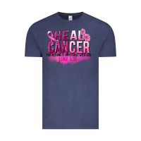 Vintage Denim Heal Cancer for nothing is impossible Vintage Tee - FaDigitalArtStudio