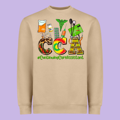 Cca  Countinuing Care Assistant Juneteenth Heavyweight Sweatshirt Designed By Adodesignshop