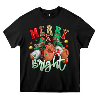 Black merry and bright black man sneakers Heavy Core Tee - RanaPortraitStore
