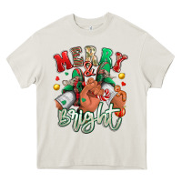 Cream merry and bright black man sneakers Heavy Core Tee - RanaPortraitStore