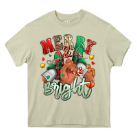 Mossy merry and bright black man sneakers Heavy Core Tee - RanaPortraitStore