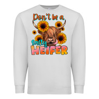 Dove Grey dont be a salty heifer Premium Sweatshirt - JahusDesignShop