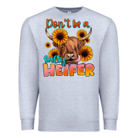 Heather Grey dont be a salty heifer Premium Sweatshirt - JahusDesignShop