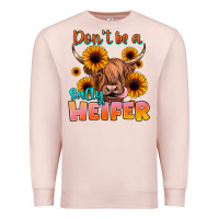 Pale Pink dont be a salty heifer Premium Sweatshirt - JahusDesignShop