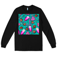 Black valentines day champagne and strawberry Long Sleeve Tee - BundleAndBundleShop