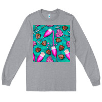 Heather Grey valentines day champagne and strawberry Long Sleeve Tee - BundleAndBundleShop