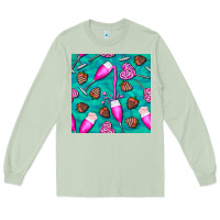 Matcha valentines day champagne and strawberry Long Sleeve Tee - BundleAndBundleShop