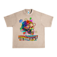 French Oak Neurodiversity is beautiful Urban Heavy Tee - FaDigitalArtStudio