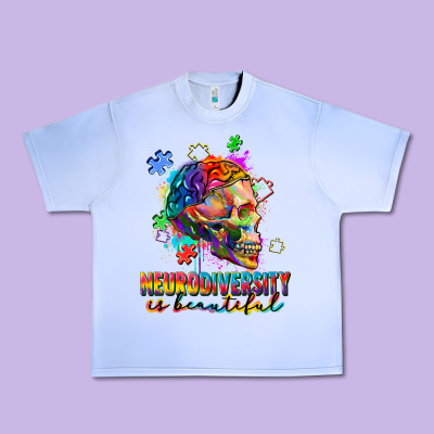 Neurodiversity Is Beautiful Urban Heavy Tee Designed By Fadigitalartstudio