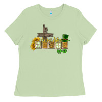 Matcha Love like Jesus St. Patrick's Ladies Tee - CowGirlArtShop