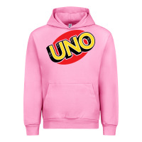 Fuchsia Pink UNO Card Game Urban Hoodie - baoMotion