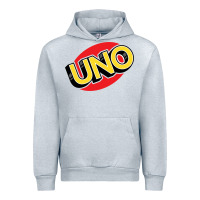 Heather Grey UNO Card Game Urban Hoodie - baoMotion