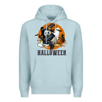 Blue Mist hallowen panda Premium Hoodie - LillyAllenDesigns