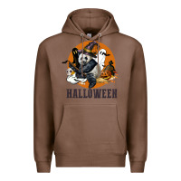 Chestnut hallowen panda Premium Hoodie - LillyAllenDesigns