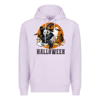 Lilac hallowen panda Premium Hoodie - LillyAllenDesigns