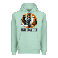Seafoam hallowen panda Premium Hoodie - LillyAllenDesigns