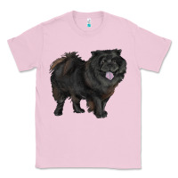 Bubblegum Pink black chow chow Classic Tee - RanaPortraitStore