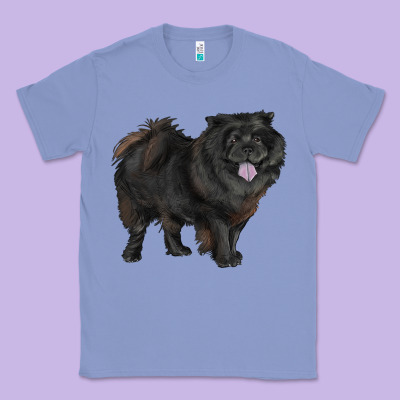Black Chow Chow Classic Tee Designed By Ranaportraitstore