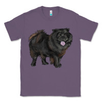 Lavender black chow chow Classic Tee - RanaPortraitStore