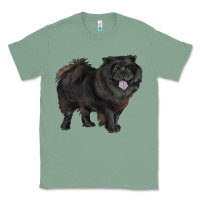 Sage black chow chow Classic Tee - RanaPortraitStore
