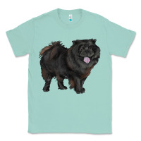Seafoam black chow chow Classic Tee - RanaPortraitStore