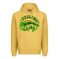 Antique Gold Feeling lucky with rainbow Premium Hoodie - RanaPortraitStore