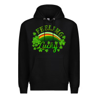 Black Feeling lucky with rainbow Premium Hoodie - RanaPortraitStore