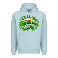 Blue Mist Feeling lucky with rainbow Premium Hoodie - RanaPortraitStore