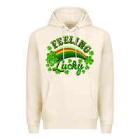 Tofu Feeling lucky with rainbow Premium Hoodie - RanaPortraitStore