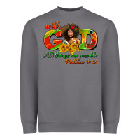 Storm with god all things are possible juneteenth Heavyweight Sweatshirt - AdoDesignShop