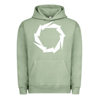 Pigment Oil Green Fountain Boats Urban Hoodie - baoMotion