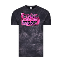 Cloud Black Stronger than the storm Vintage Tee - FaDigitalArtStudio