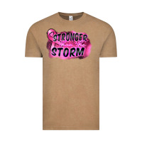 Vintage Coffee Stronger than the storm Vintage Tee - FaDigitalArtStudio