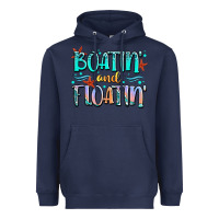 Navy boatin' and floatin' Heavyweight Hoodie - JahusDesignShop