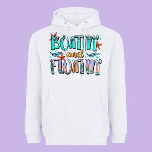 Boatin' And Floatin' Heavyweight Hoodie Designed By Jahusdesignshop