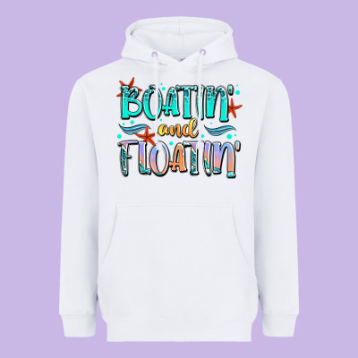 Boatin' And Floatin' Heavyweight Hoodie Designed By Jahusdesignshop