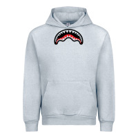 Heather Grey Hype Shark Urban Hoodie - baoMotion